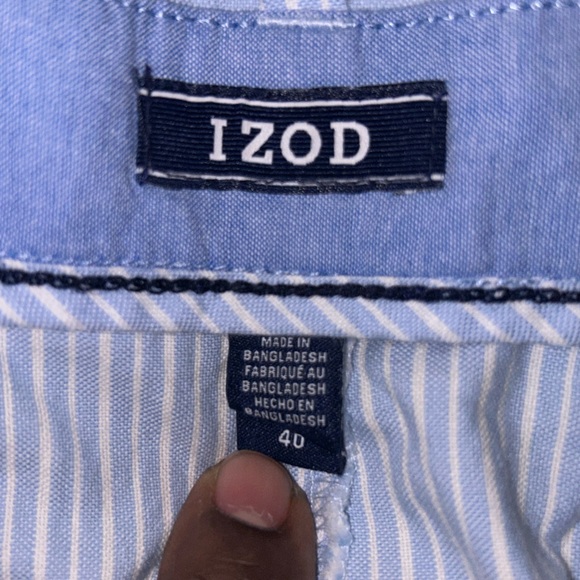 Striped IZOD linen shorts! - Picture 2 of 4